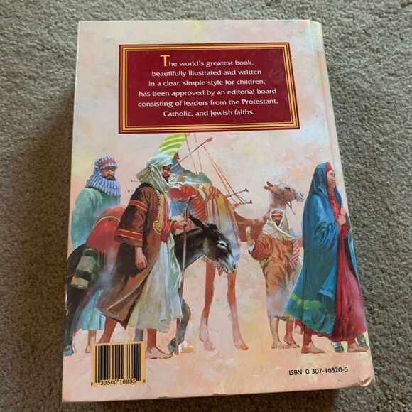 The Golden Children’s Bible 1993 Colorful Illustrated Old And New Testament - Picture 3 of 12